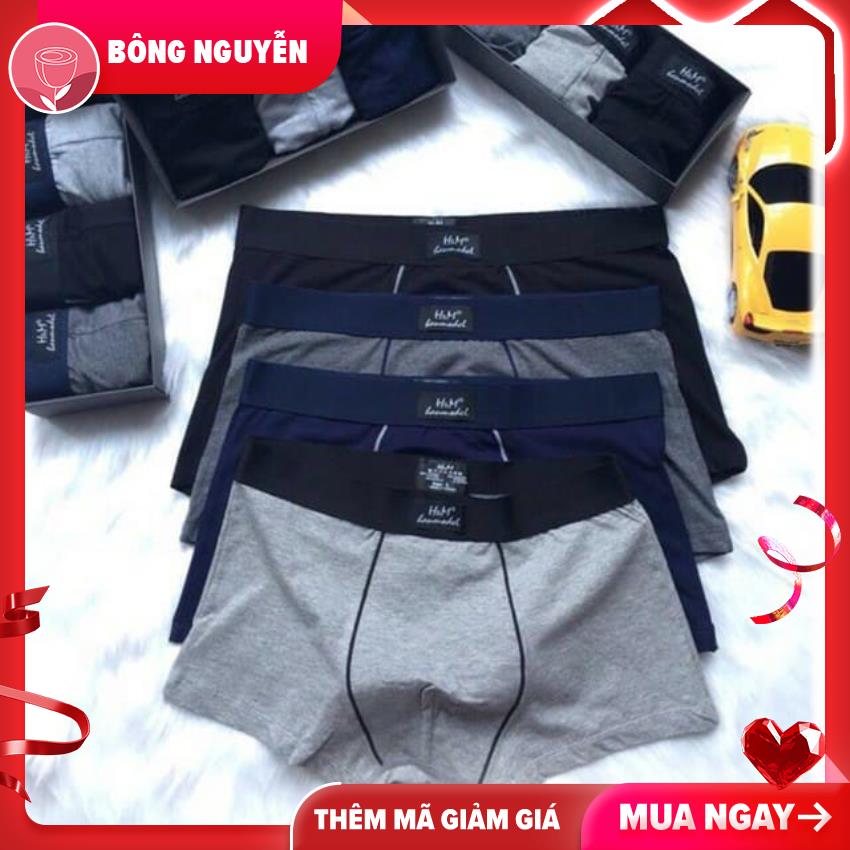 Combo 3 quần SỊP NAM ĐÙI CAO CẤP CHẤT COTTON thấm hút mồ hôi (Thế giới đồ lót-Bông Nguyễn)