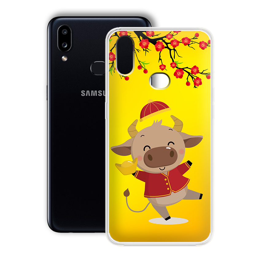 Ốp lưng Samsung Galaxy A10s mừng năm mới an khang, tặng kèm bao lì xì - 01229 - Silicone Dẻo