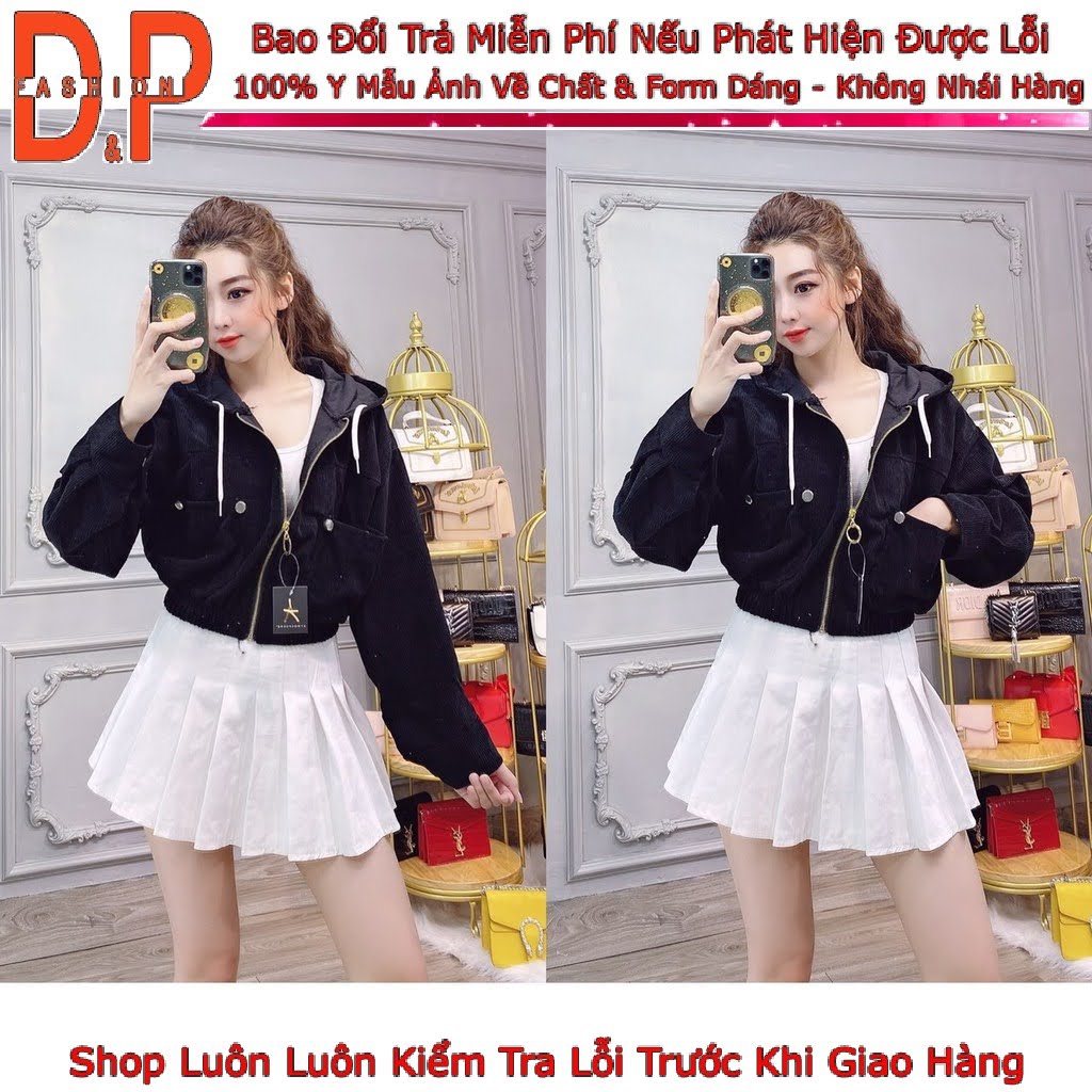 [HCM]Áo Khoác Lửng Nhung Gân Tăm Dài Tay Hàng Cao Cấp Phối Nút Siêu Sang Chảnh Hot2020 Ảnh Thật Kèm Video  Hàng Có Sẵn