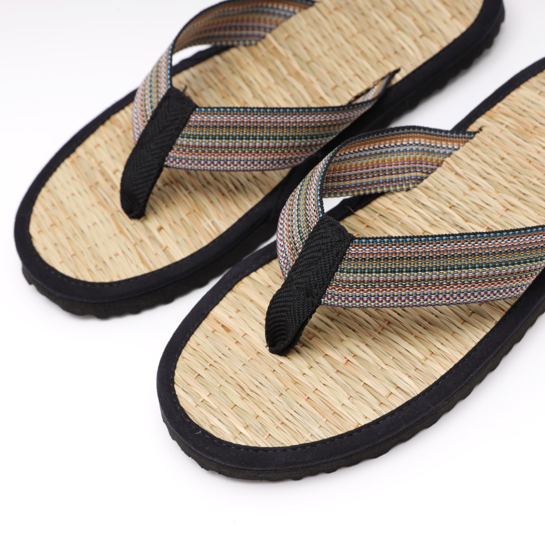 Dép kẹp chiếu cói tự nhiên 100% easy life slippers