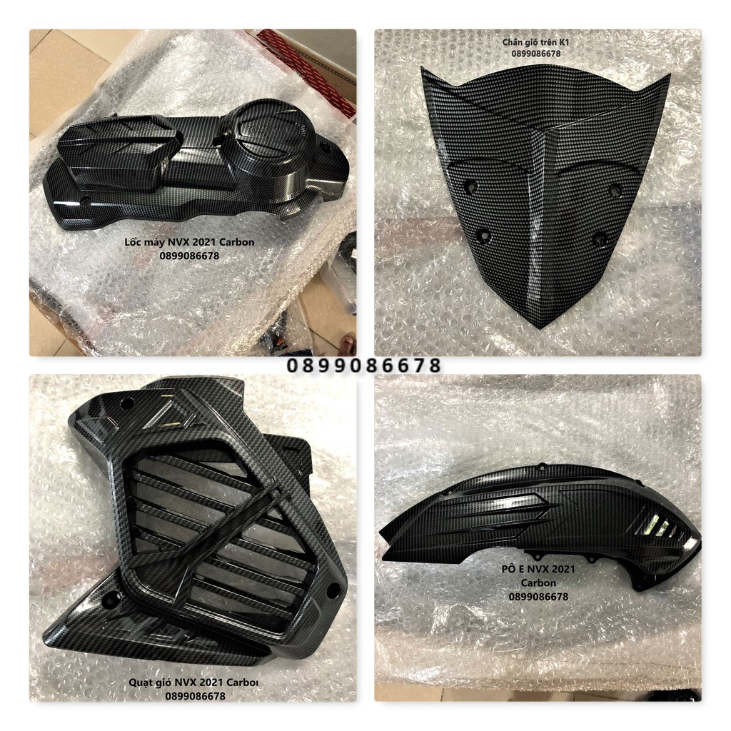 Ốp Xe Yamaha NVX (V2) 2021/ 2022 / 2023 - Carbon - Hàng Loại 1