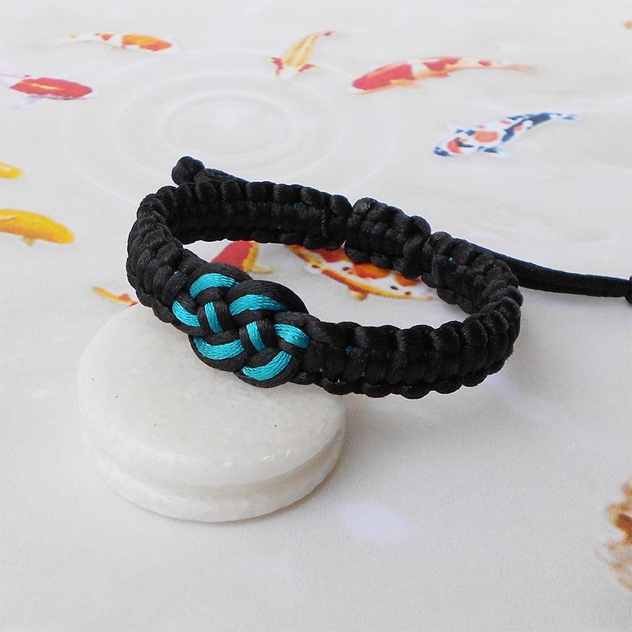 Vòng tay handmade DIY may mắn đồng tâm kết