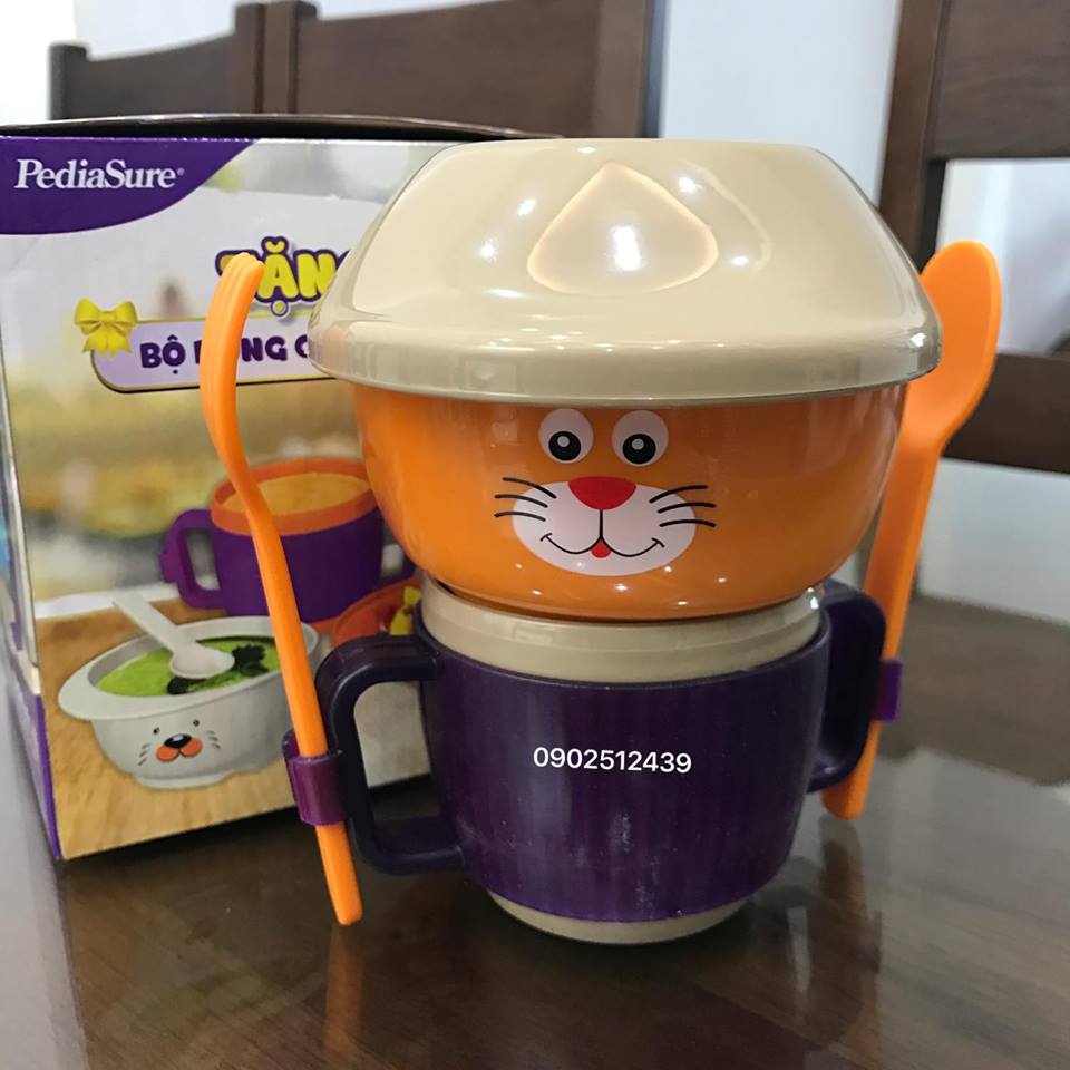 Bộ dụng cụ ăn dặm khuyến mại từ sữa