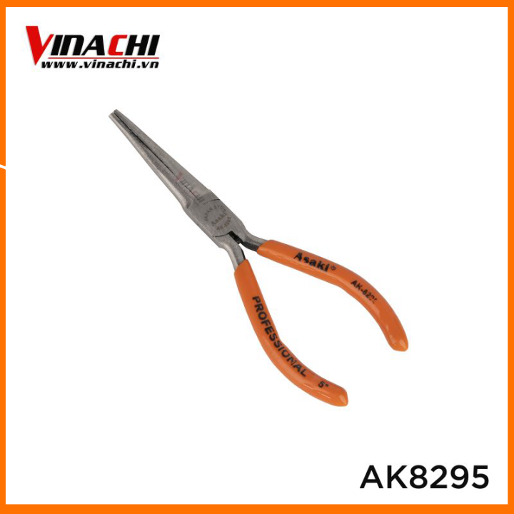 Kìm mũi nhọn asaki ak8295 - 5in - 1 cái