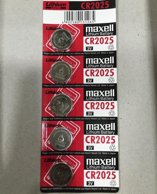 Combo vỉ pin 2025 maxell cr2025 pin 3v lithium vỉ 5 viên