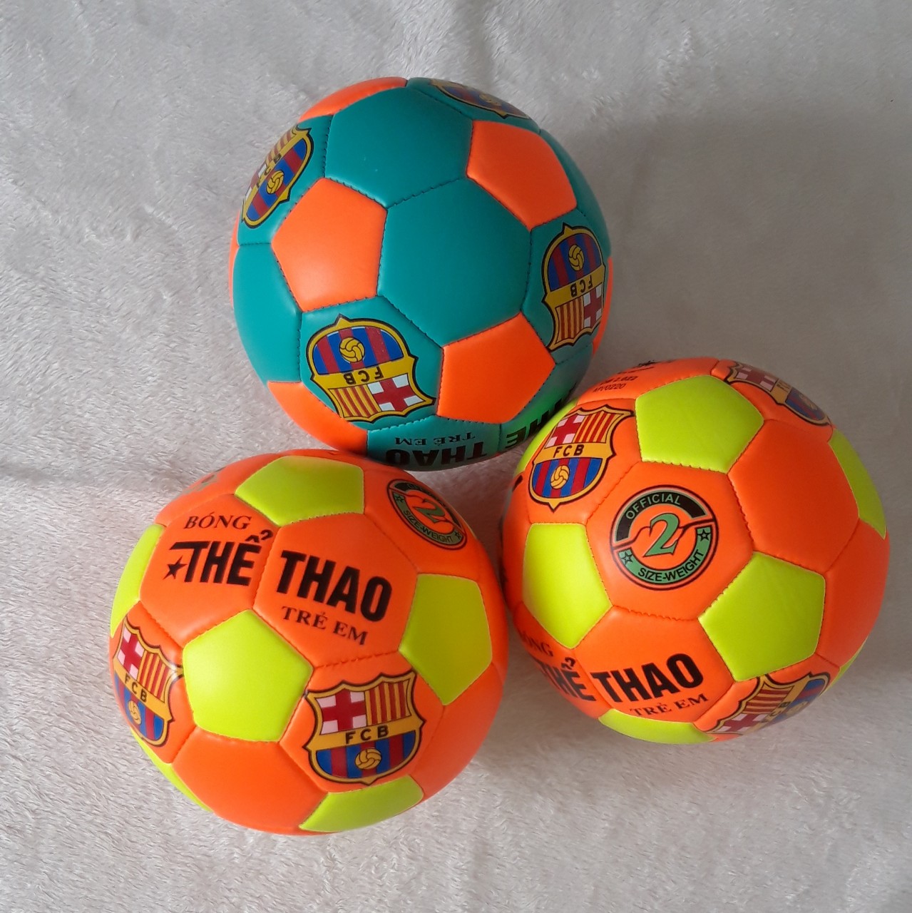 quả bóng đá số 2 dành cho trẻ em từ 5-10 tuổi(tặng kim túi)