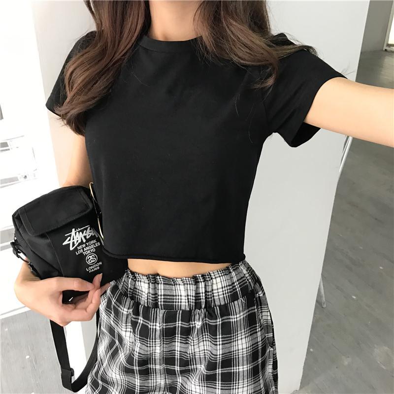 ÁO THUN NỮ, ÁO THUN CROPTOP NỮ, ÁO THUN CROPTOP TAY NGẮN NỮ THỜI TRANG NHIỀU MÀU