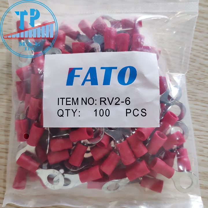 Đầu cos tròn phủ nhựa rv 1.25-12