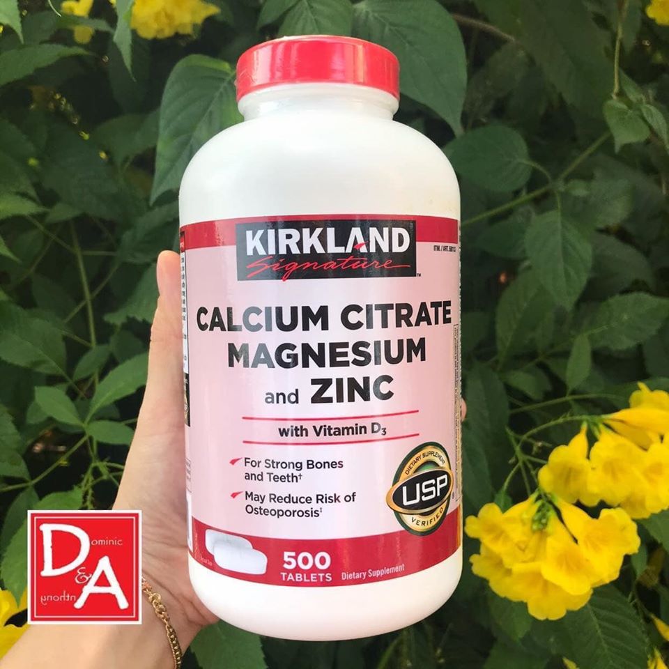 Bổ xương - Calcium Citrate Magnesium and Zinc Kirkland