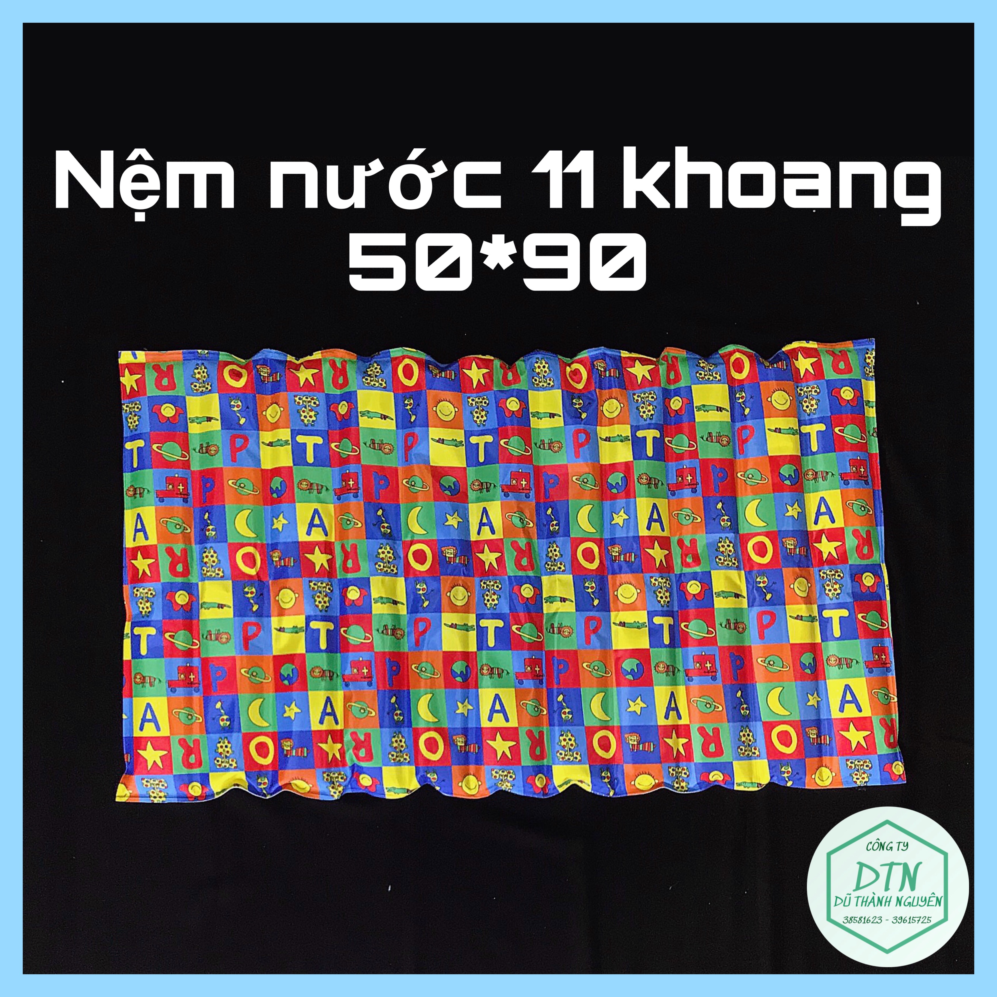 Nệm nước mát ngọc thảo 50*90 11 khoang loại tốt