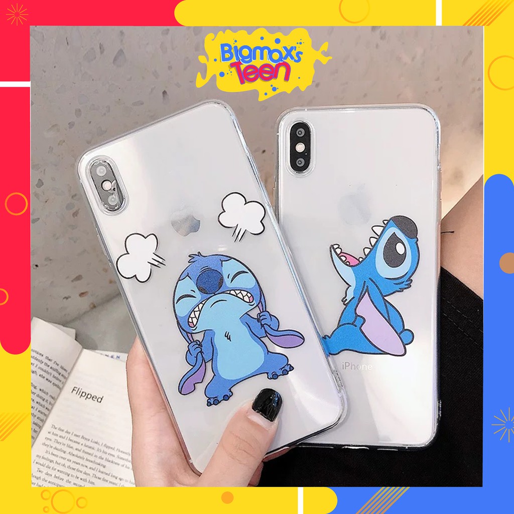 Ốp iphone in hình STITCH đáng yêu hot nhất 2020 - ốp lưng iphone 7 plus 6 6s plus 7 8plus x xs max xr 11 11pro 11 promax 12 12 pro 12 max 12 pro max