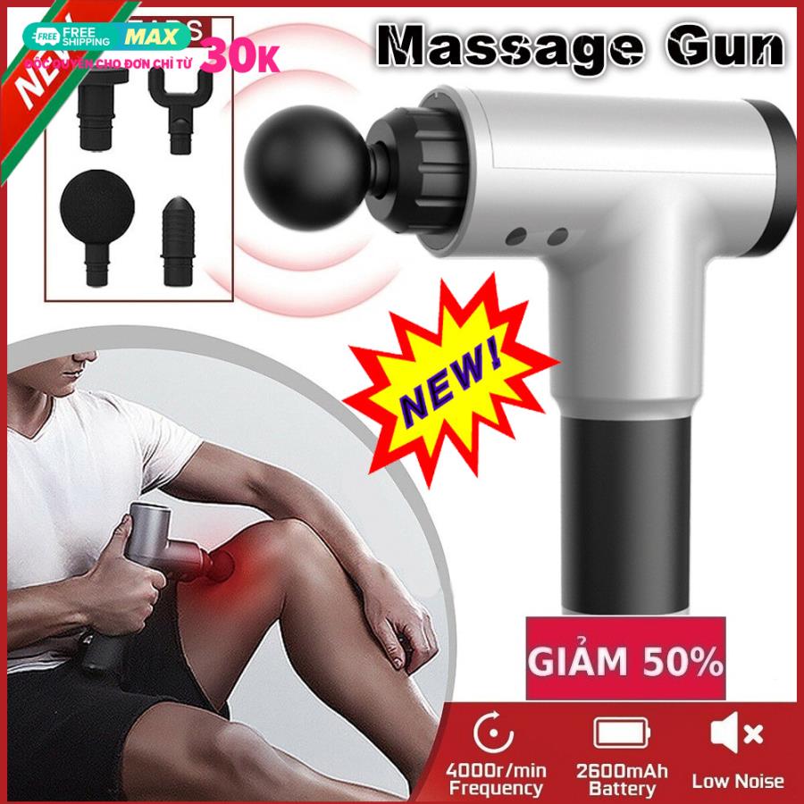 [HCM]Massage đầu xua tan mệt mỏimát xa toàn thân giá bao nhiêuMáy Massage Cầm Tay Nhật Bản Giúp Giãn Cơ Bắp Tiện Lợi + Tặng Kèm 4 Đầu Mát Xa Bảo hành 1 năm -Lỗi 1 đổi 1