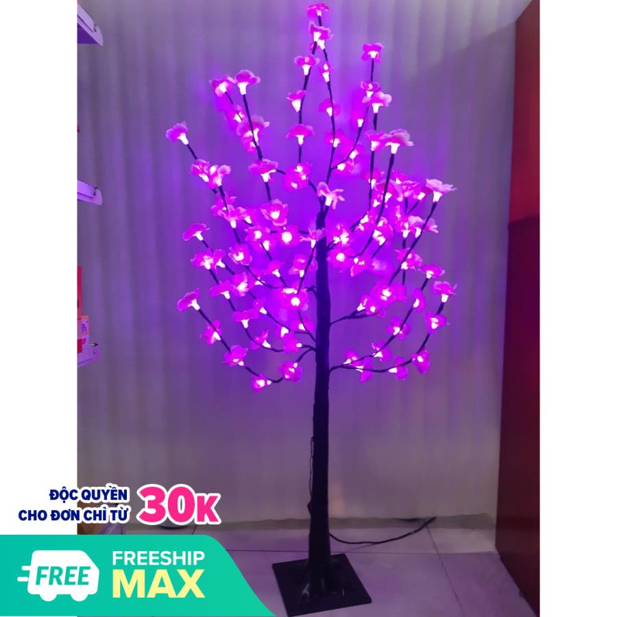 Cây đào đèn led 1.2m 100 bông cực đẹp - điện việt
