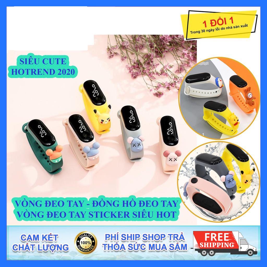 Vòng Đeo Tay, Đồng Hồ Thông Minh Thể Thao Sticker Hình Thú, Được Chọn Mẫu Siêu Hót, Siêu Đẹp, Hàng Độc Quyền Tại Shop