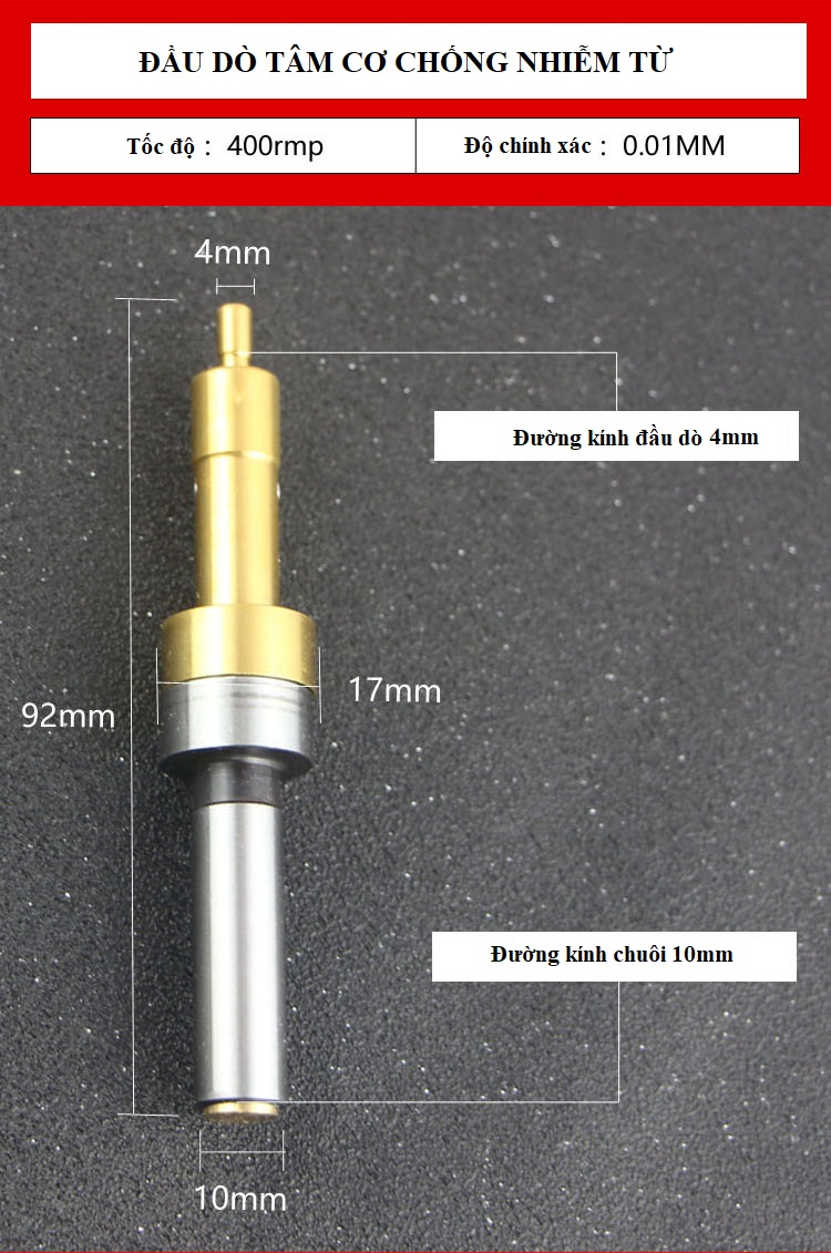 Đầu dò tâm cơ chống từ, dụng cụ set dao, dụng cụ set gốc phôi, dụng cụ lấy gốc phôi