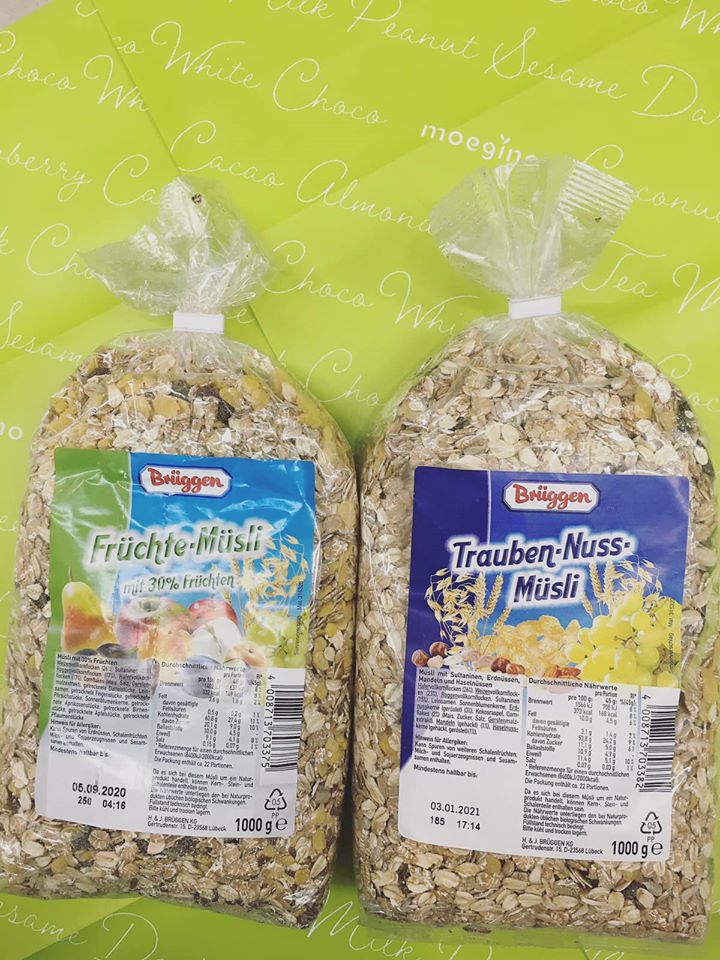 YẾN MẠCH Musli trauben-nus và fruchte-