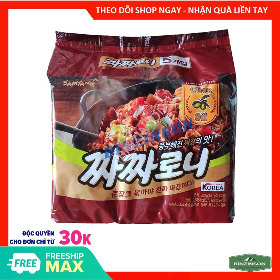 Mì trộn tương đen samyang hàn quốc loại ngon - binzinson