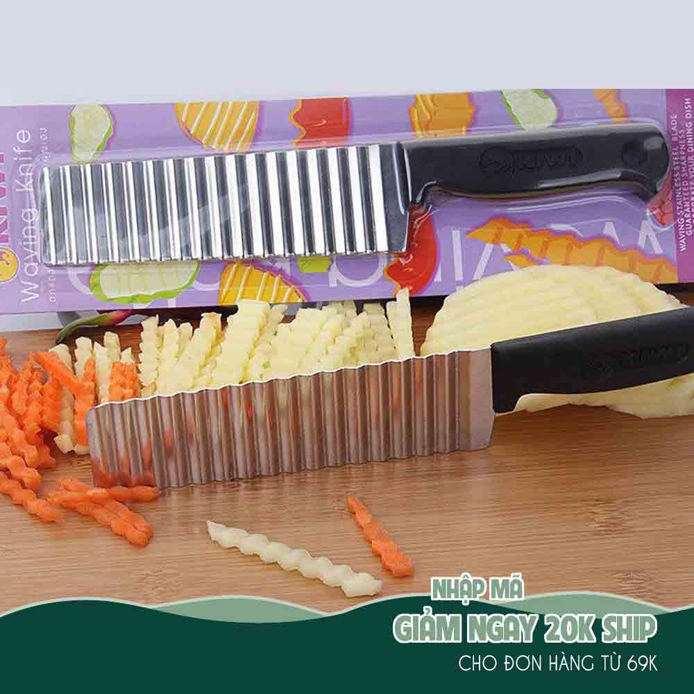 Raffer Dao sóng gọt hoa quả trái cây khoai tây tạo hình vô cùng tiện dụng RF092
