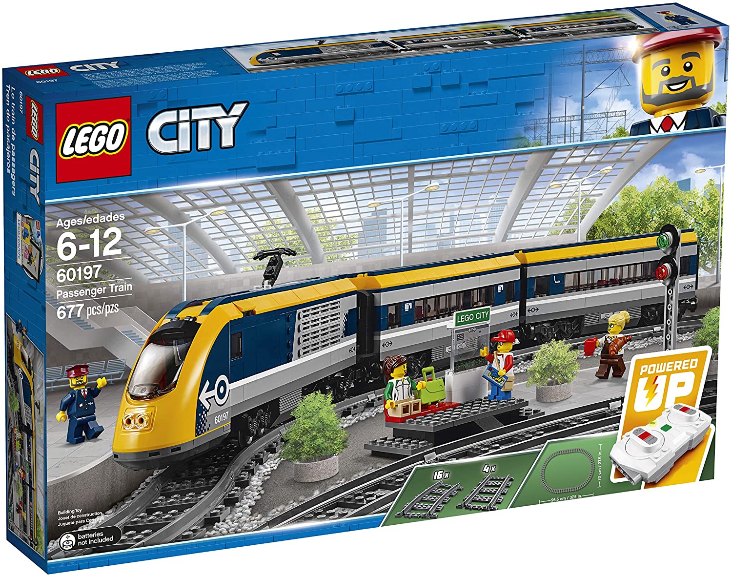 BRICK4U - LEGO  City 60197 Passenger Train - Tàu điện chở khách