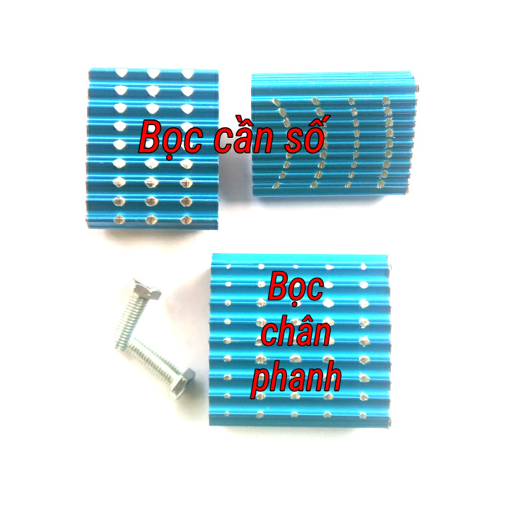 COMBO BỌC PHANH + CẦN SỐ XE MÁY MÀU XANH