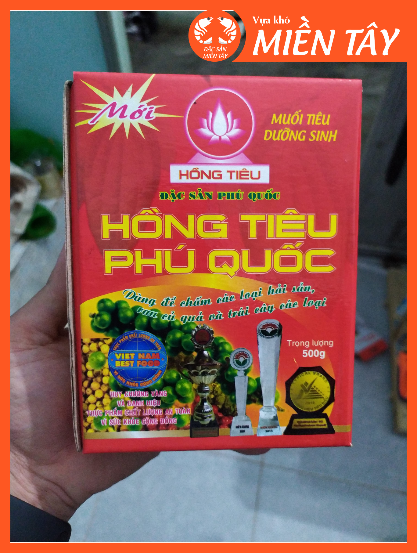 Muối Hồng tiêu Phú Quốc - 500gr
