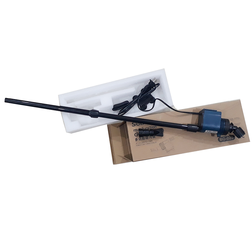 Máy hút cặn đáy SOBO BO - 028vệ sinh đáy hồ cá công suất 28W