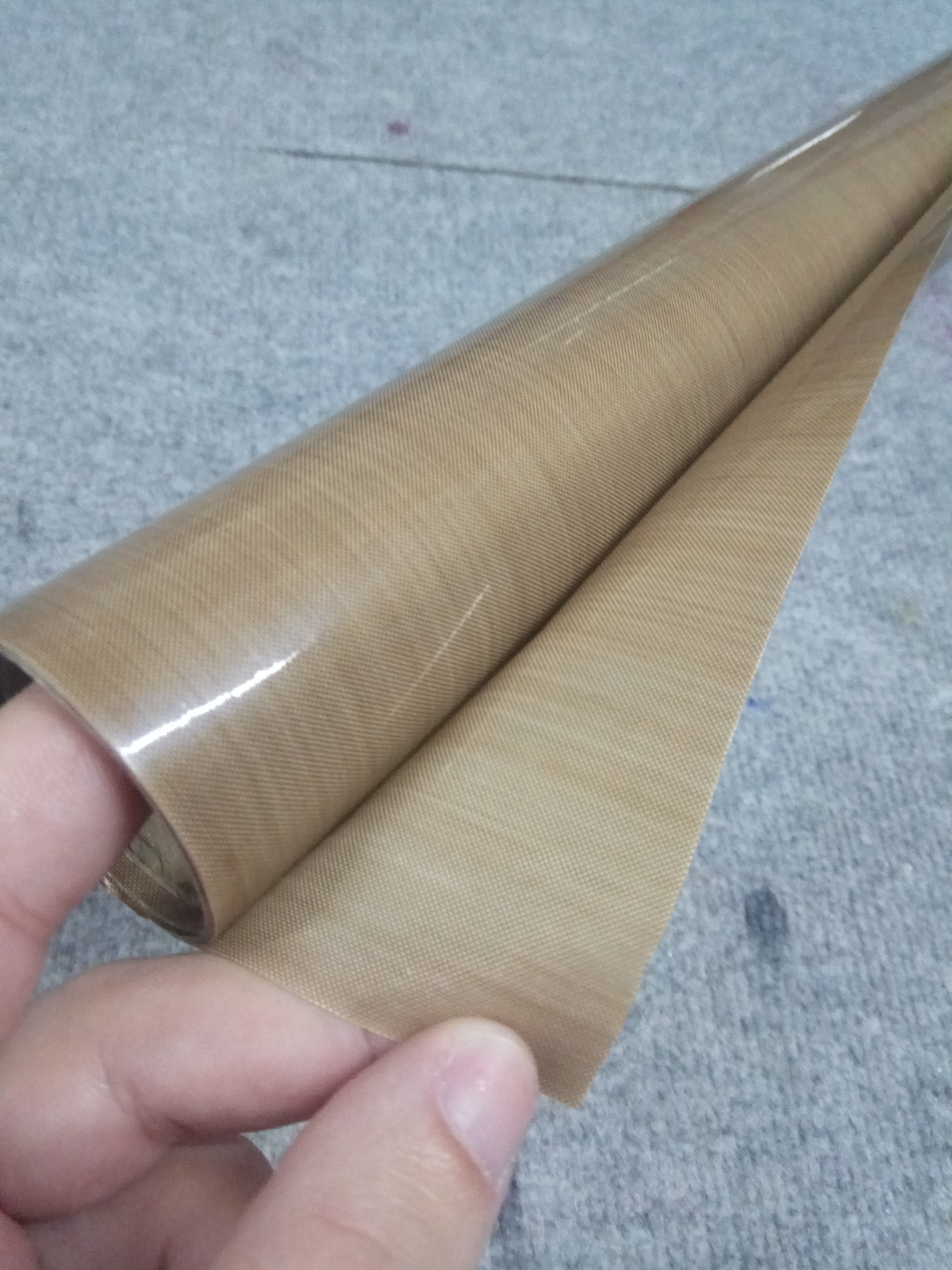 Vải chịu nhiệt teflon độ dầy 0.13mm khổ 1m*3m - ép nhiệt, cao tần