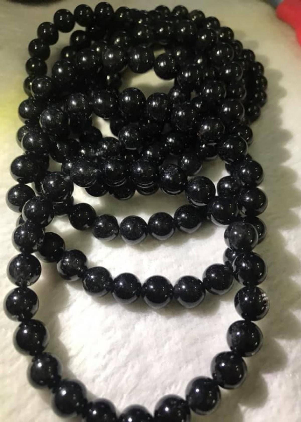 [FreeshipMAX] VÒNG THẠCH ANH TÓC ĐEN 8MM KÍN ĐẬM BÓNG ĐẸP ĐÁ TỰ NHIÊN NỮ MỆNH THỦY MỆNH MỘC ĐEO RẤT ĐẸP TỐT SỨC KHỎE