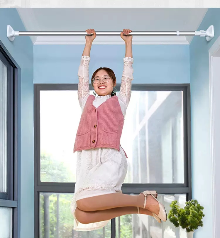 Giảm Giá Cây Phơi Đồ Inox- Cây Phơi Quần Áo Đa Năng 1M6 - Không Cần Khoan  Vít -Chịu Lực 50Kg - Beecost