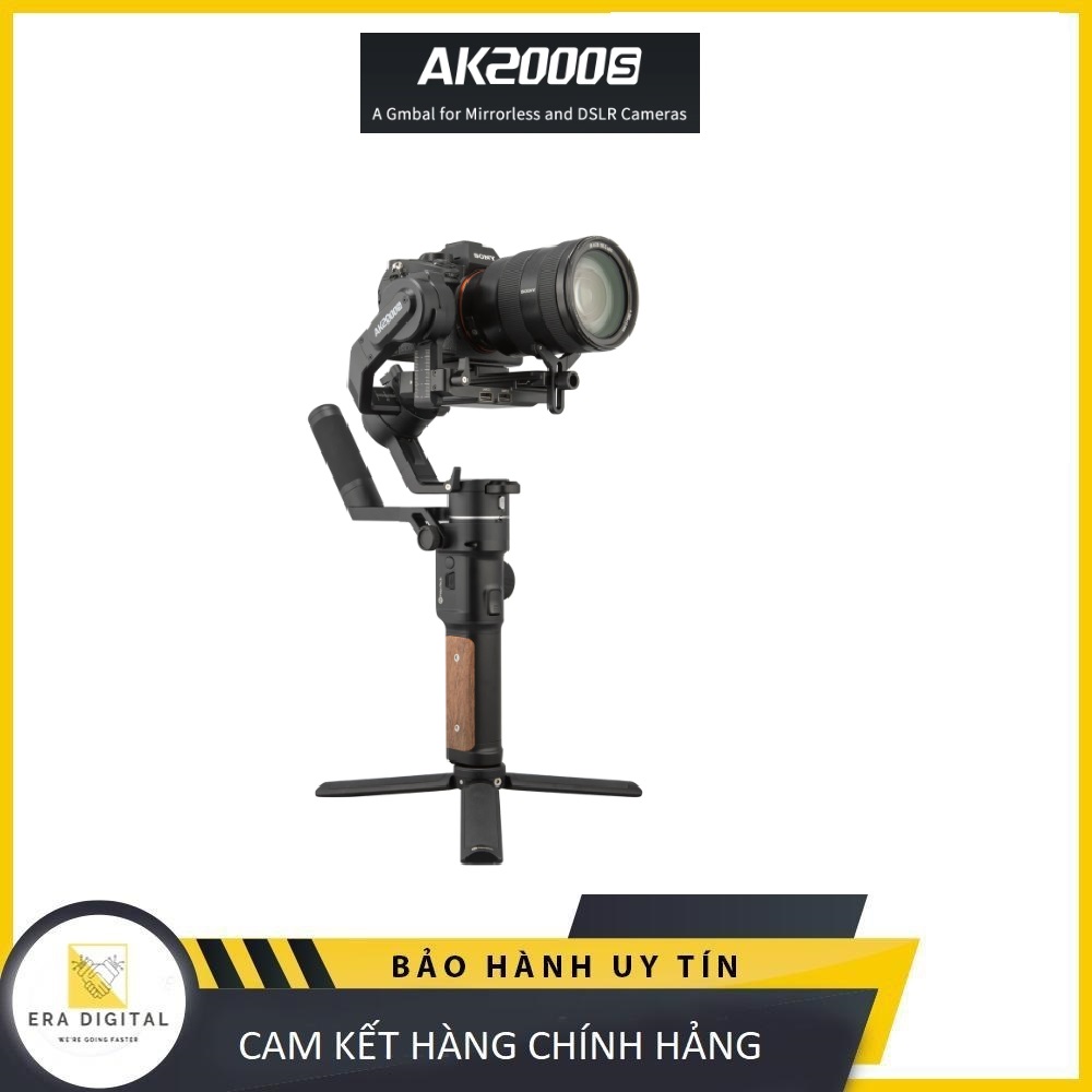 AK2000S (Advanced Kit) 3-Axis Stabilized Handheld Gimbal cho máy ảnh DSLR, MIRRORLESS Phiên bản mới 2020