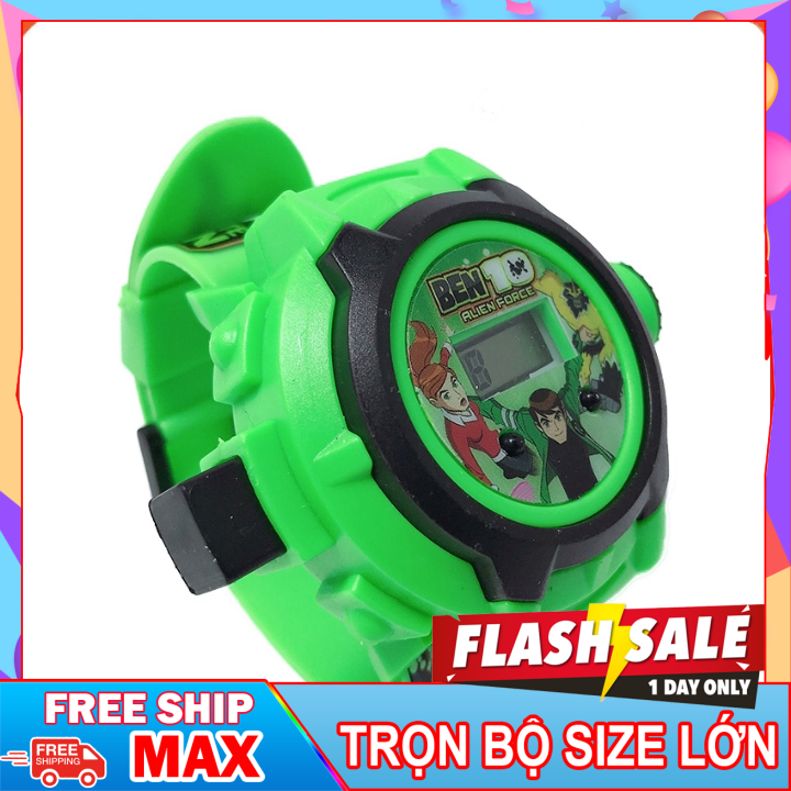 ( FREE SHIP - MUA 1 TẶNG 1 ) Đồ Chơi Noel - Đồng Hồ Chiếu Tường 24 Nhân Vật - Đồ Chơi Trẻ Em Toy Mart