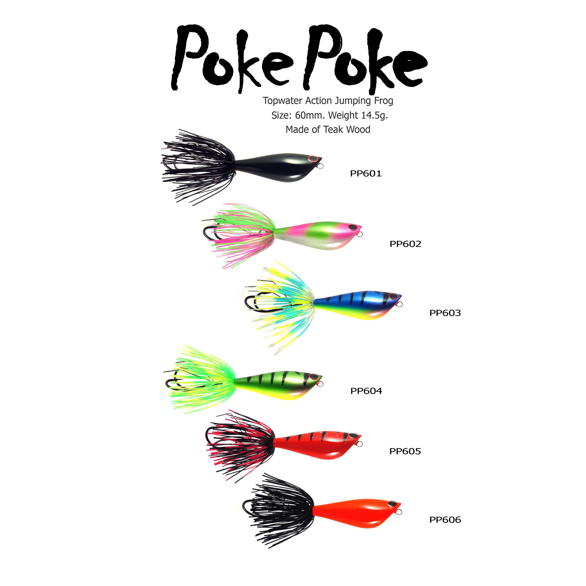 Nhái gỗ câu cá lóc thailand an lure poke poke 60