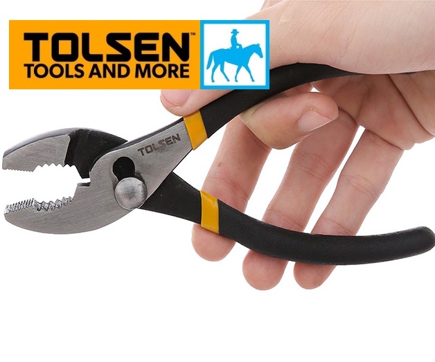 Kìm kềm 2 lỗ 6inch 160mm slip joint plier tolsen 10311