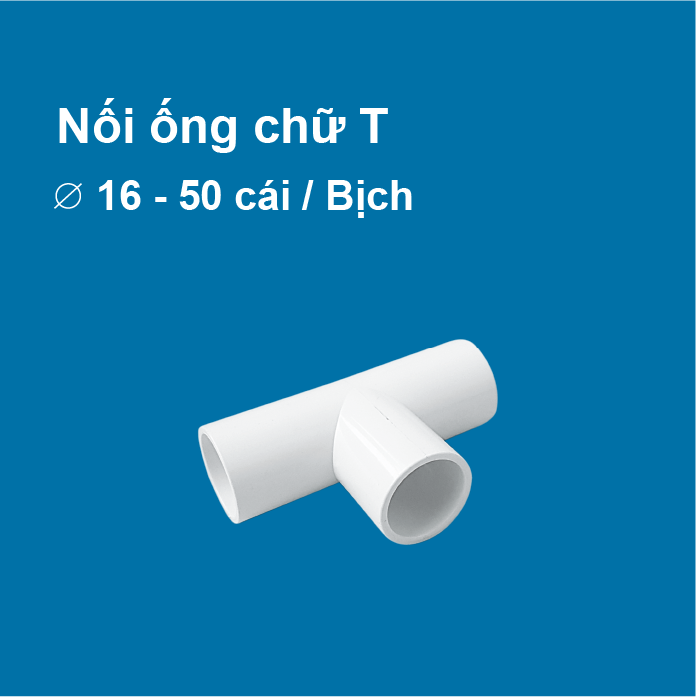 Tee khớp ống nhựa điện ⌀16 36mm - 50 cái / bịch