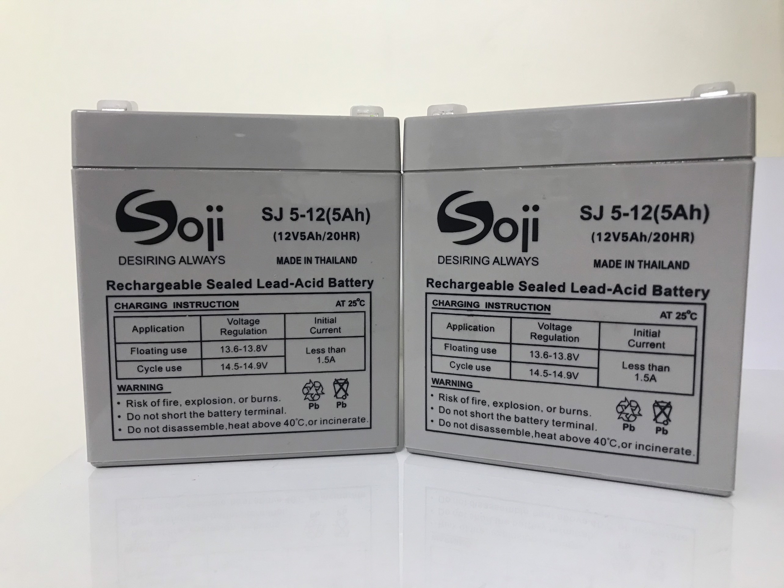 Ắc quy Soji nhập khẩu Thái Lan 12V 5ah