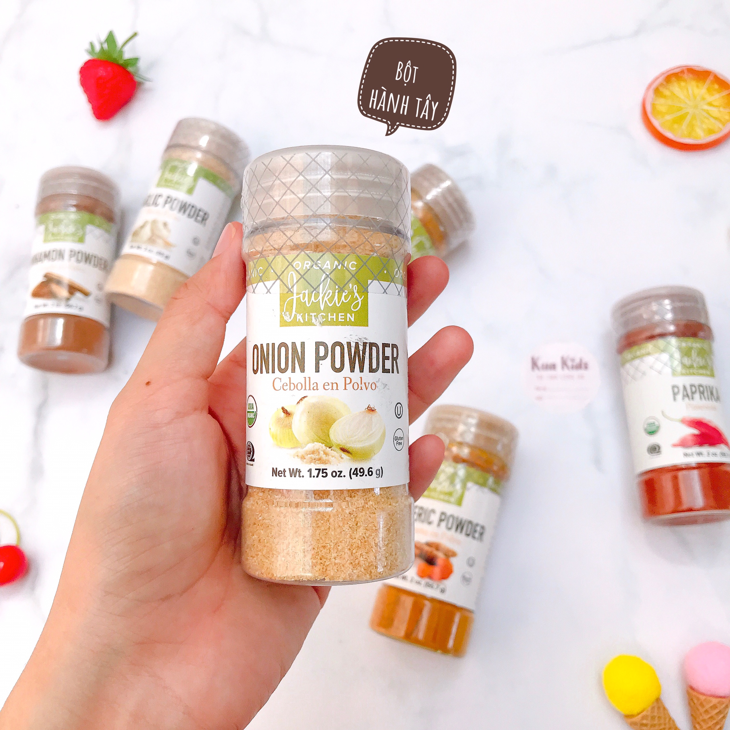 Gia vị nấu ăn giúp bé ăn ngon - bột hành