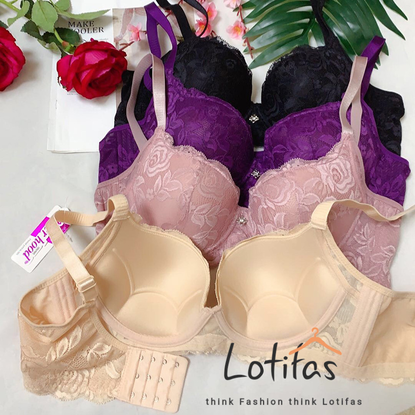 Áo lót bigsize, áo ngực ren setter hood có gọng mút mỏng nâng ngực dành cho các nàng ngực to