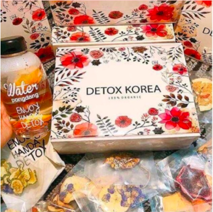 [Có clip] [VIP] Bộ Set Detox Hàn Quốc cao cấp 30 gói - Tặng 1 bình 1000ml nhựa chịu nhiệt cao cấp kèm túi vải, hộp, gói đường ăn kiêng