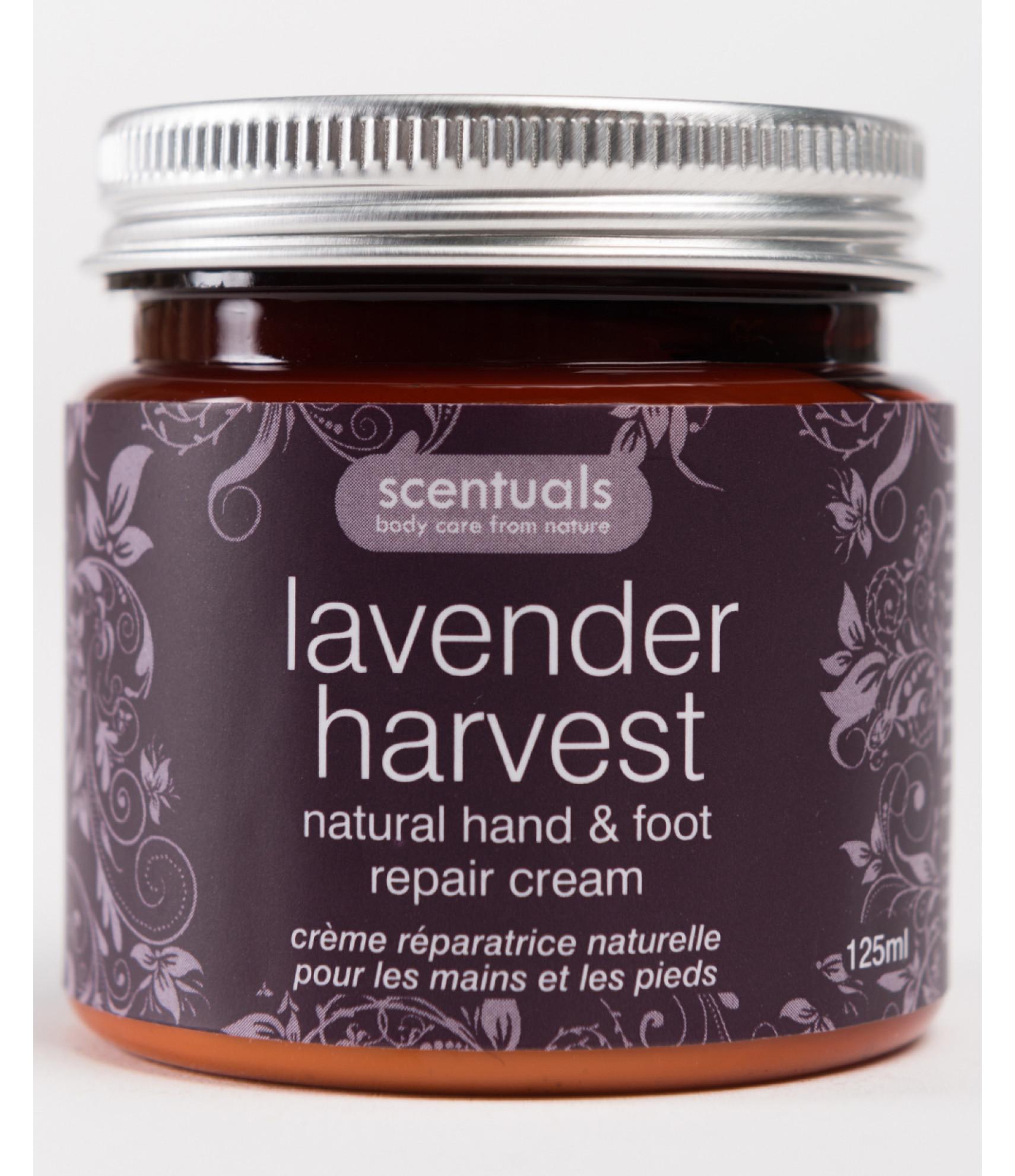 Kem dưỡng da tay và chân Lavender Scentuals Lavender Harvest Natural Hand & Foot Repair Cream 125ml