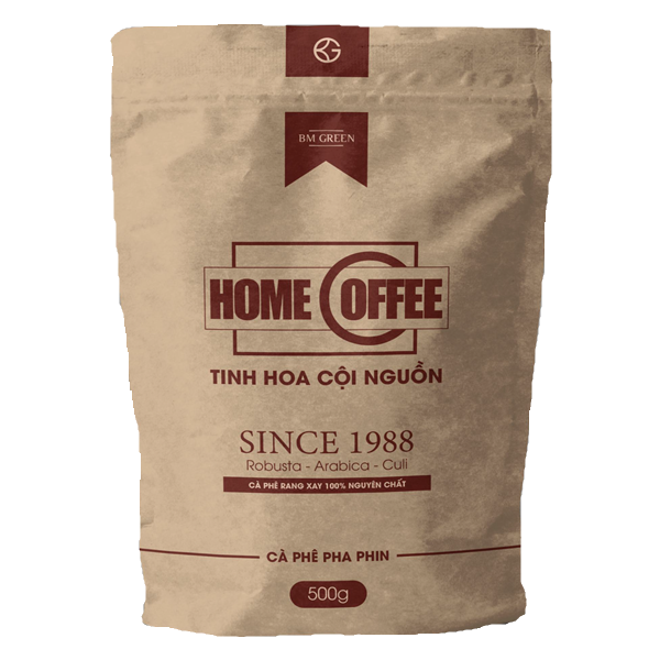 Cà phê bột, Cà phê pha phin, dòng SINCE 1988 - 500g của Home Coffee