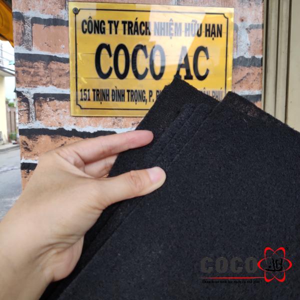 [HCM]Tấm lọc than hoạt tính dày 3mm (1 mét vuông)