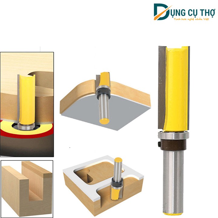 Mũi phay nền bi tì dưới 2 cánh 1/2h50mm