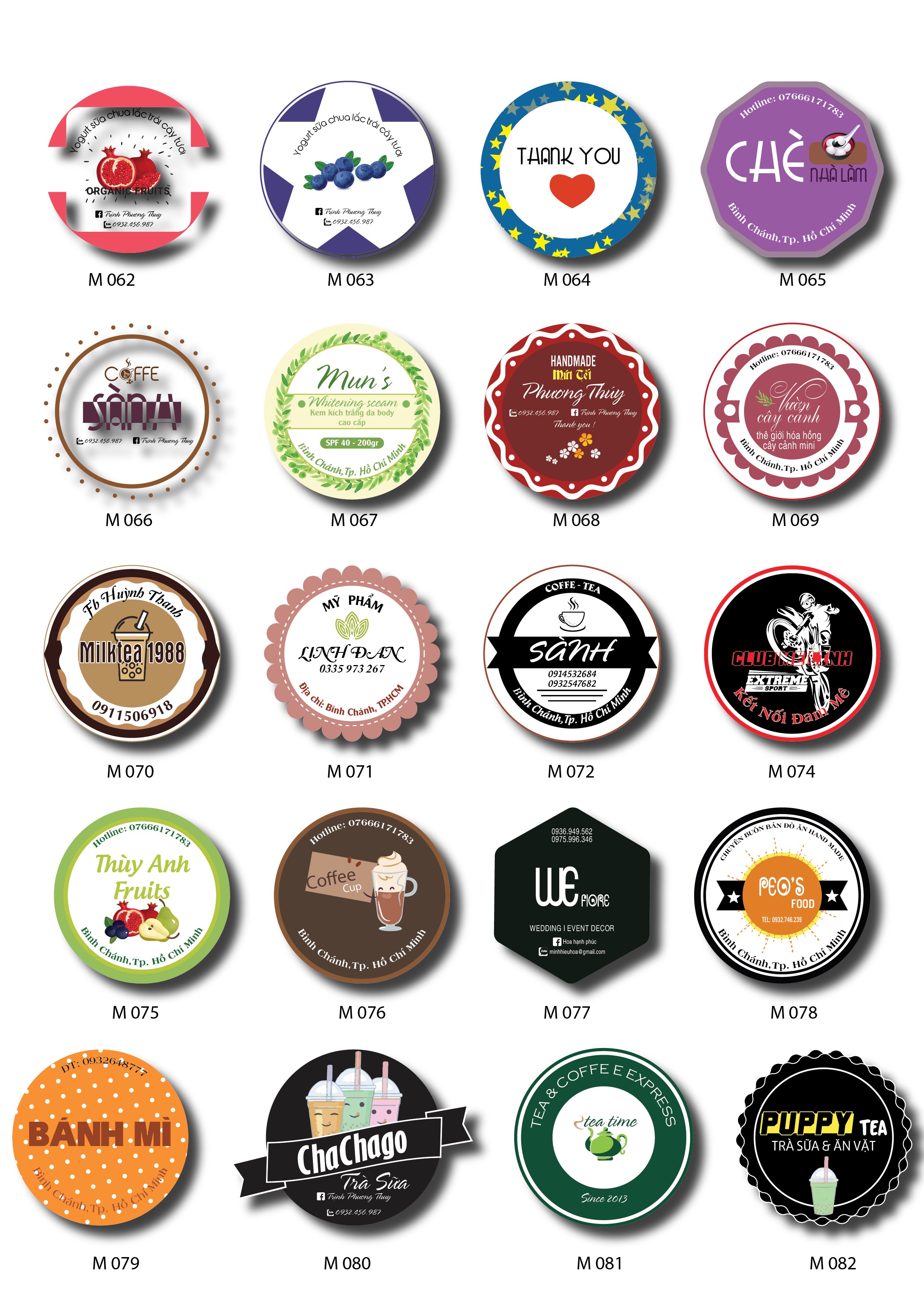 [HCM]Tem nhãn decal  thiết kế miễn phí