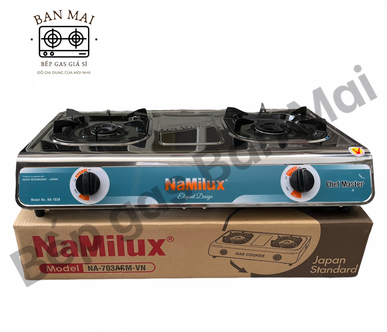 Bếp gas đôi namilux na-703asm-vn