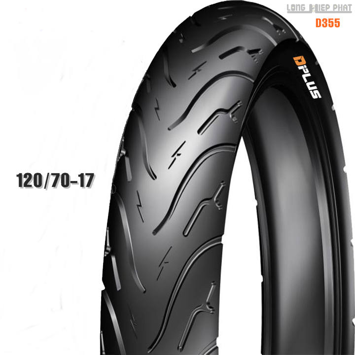 VỎ (LỐP) XE MÁY, DPLUS 120/70-17, HÀNG VN CHẤT LƯỢNG CAO, TIÊU CHUẨN NHẬT BẢN, MỚI 100%