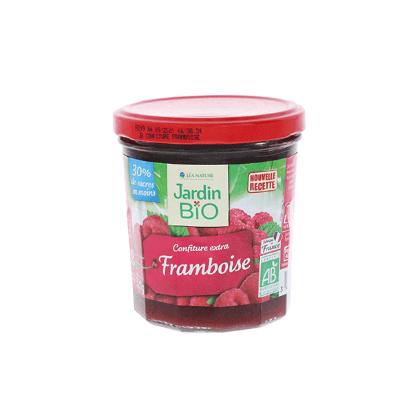 Lea nature raspberry jam low sugar 320gr