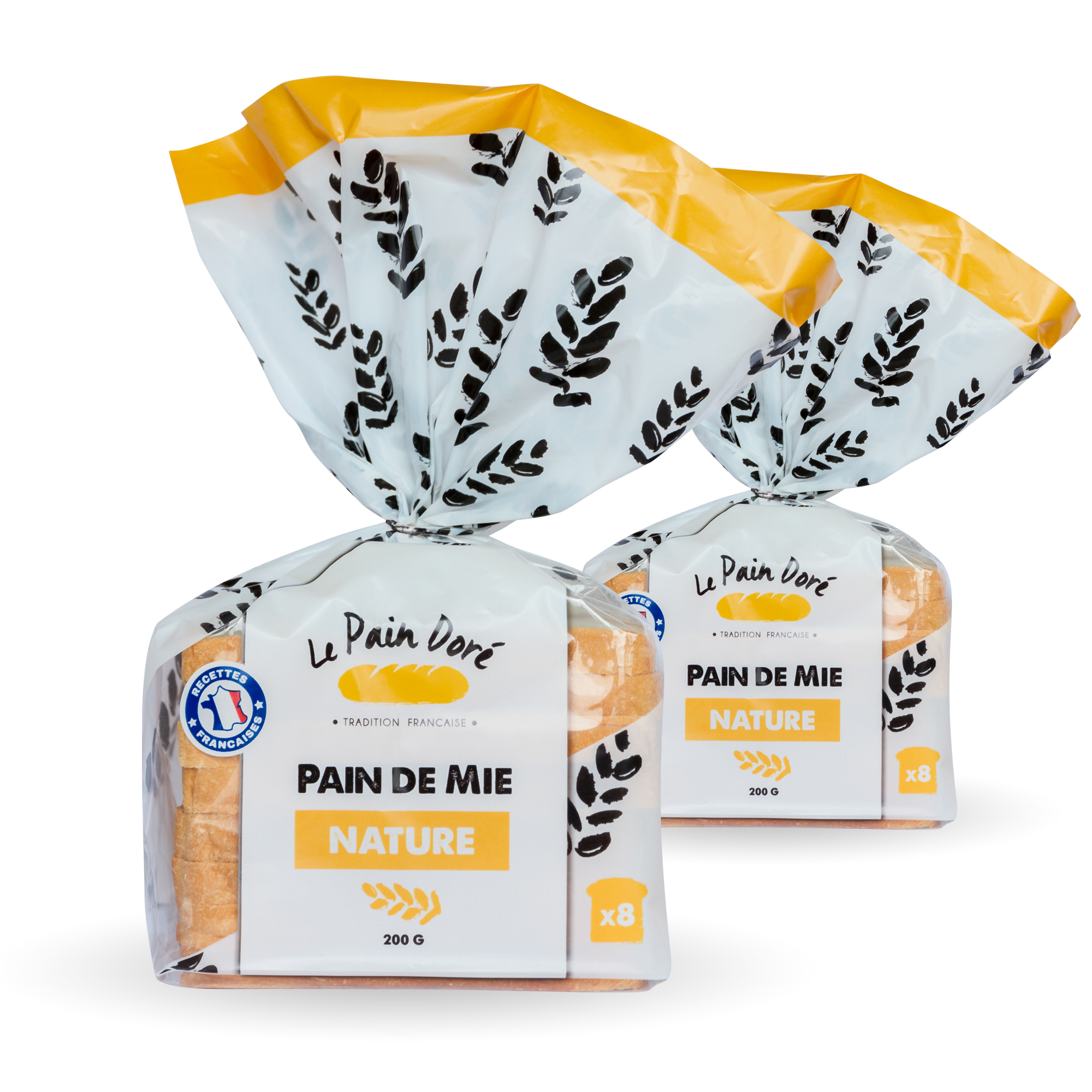 Le Pain Doré Bánh Mì Sandwich Combo 2x8 lát Tự nhiên