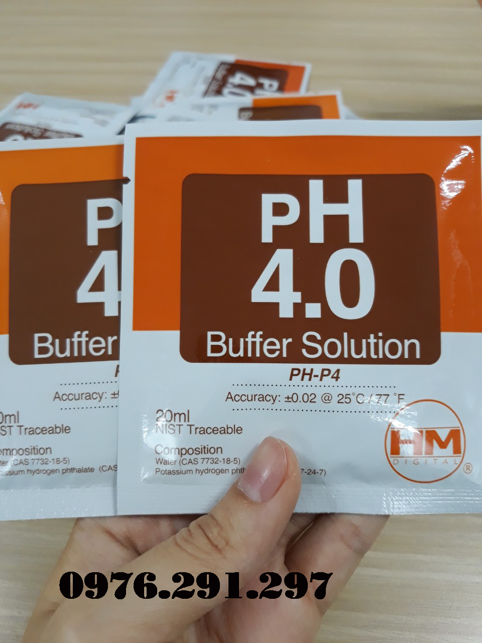 Gói dung dịch ph4 - dung dịch chuẩn ph4