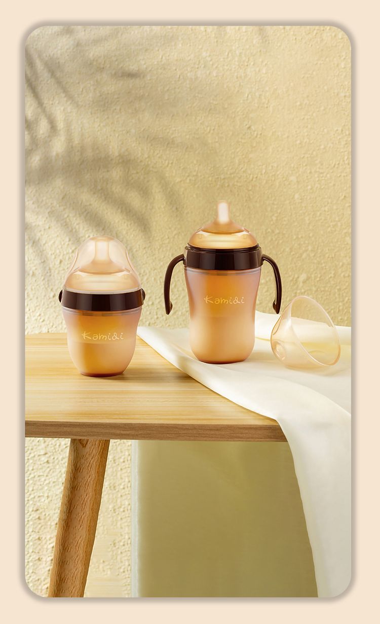 Bình Sữa Silicon KAMIDI 150ml - Hỗ Trợ Bé Cai Ti Cực Kì Hiệu Quả - Mềm Mại Như Tâm Hồn Mẹ