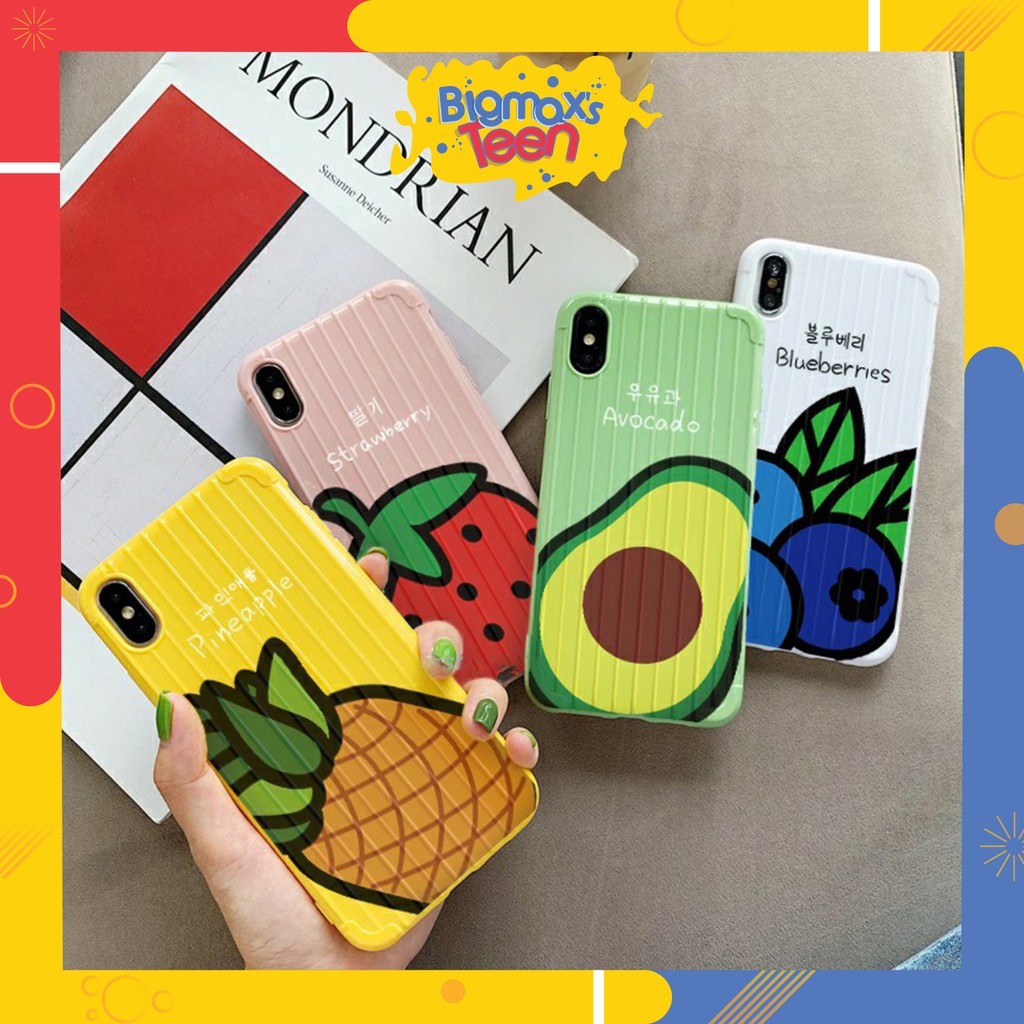 Ốp lưng iphone vali hoa quả mùa hè mới nhất 2020 - ốp lưng iphone 7 plus 6 6s plus 7 8plus x xs max xr 11 11pro 11 promax 12 12 pro 12 max 12 pro max